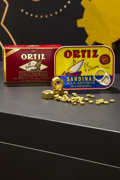 TOC8 Ortiz, una de las marcas en venta en la pop up store The Taste of Christmas de La Roca Village del año 2018.