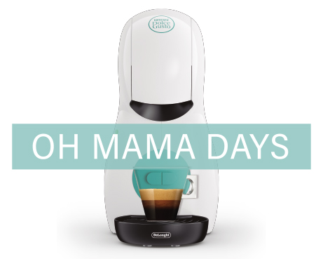 Promoción Oh Mama Days de Nescafé Dolce Gusto, diseñada por Nextmedia.